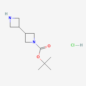 tert-butyl 3-(azetidin-3-yl)azetidine-1-carboxylate;hydrochloride CAS 2007910-70-3