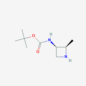 tert-butyl N-[(2R,3R)-2-methylazetidin-3-yl]carbamate CAS 2007915-43-5