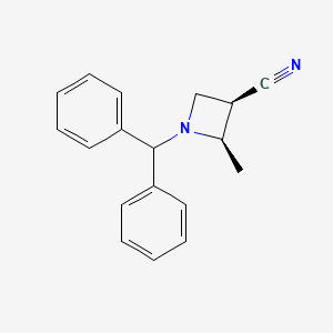 (2R,3R)-1-benzhydryl-2-methylazetidine-3-carbonitrile CAS 2007919-84-6