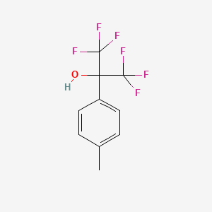 1,1,1,3,3,3-hexafluoro-2-(4-methylphenyl)propan-2-ol CAS 2010-61-9