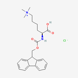 [(5S)-5-carboxy-5-(9H-fluoren-9-ylmethoxycarbonylamino)pentyl]-trimethylazanium chloride CAS 201004-29-7