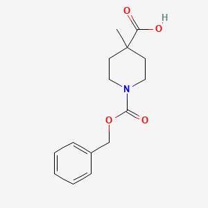 4-methyl-1-phenylmethoxycarbonylpiperidine-4-carboxylic acid CAS 203522-12-7