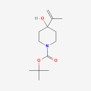 tert-butyl 4-hydroxy-4-prop-1-en-2-ylpiperidine-1-carboxylate CAS 203662-51-5
