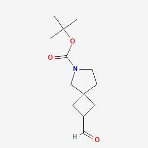 tert-butyl 2-formyl-6-azaspiro[3.4]octane-6-carboxylate CAS 203662-55-9