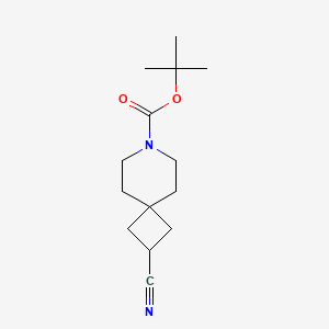 tert-butyl 2-cyano-7-azaspiro[3.5]nonane-7-carboxylate CAS 203662-66-2