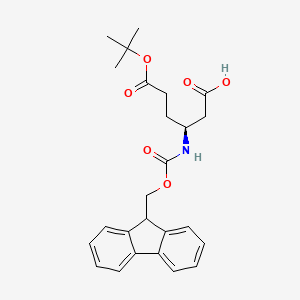 (3S)-3-(9H-fluoren-9-ylmethoxycarbonylamino)-6-[(2-methylpropan-2-yl)oxy]-6-oxohexanoic acid CAS 203854-49-3