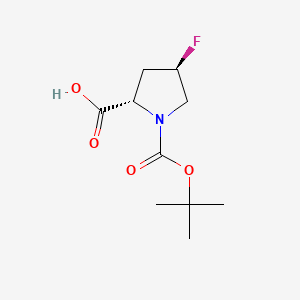 (2S,4R)-4-fluoro-1-[(2-methylpropan-2-yl)oxycarbonyl]pyrrolidine-2-carboxylic acid CAS 203866-14-2
