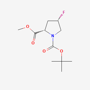 1-O-tert-butyl 2-O-methyl (2S,4S)-4-fluoropyrrolidine-1,2-dicarboxylate CAS 203866-16-4