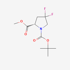 1-O-tert-butyl 2-O-methyl (2S)-4,4-difluoropyrrolidine-1,2-dicarboxylate CAS 203866-17-5
