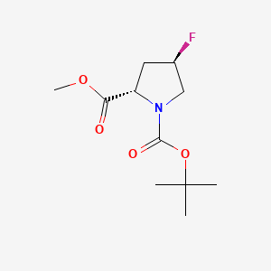 1-O-tert-butyl 2-O-methyl (2S,4R)-4-fluoropyrrolidine-1,2-dicarboxylate CAS 203866-18-6