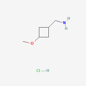 (3-methoxycyclobutyl)methanamine;hydrochloride CAS 2044706-13-8