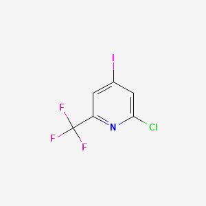 2-chloro-4-iodo-6-(trifluoromethyl)pyridine CAS 205444-22-0