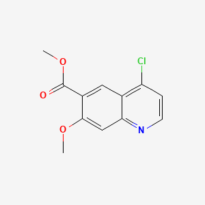 methyl 4-chloro-7-methoxyquinoline-6-carboxylate CAS 205448-66-4