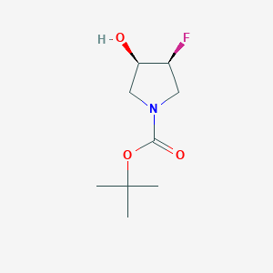tert-butyl (3S,4R)-3-fluoro-4-hydroxypyrrolidine-1-carboxylate CAS 2055223-76-0