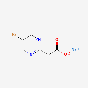 sodium 2-(5-bromopyrimidin-2-yl)acetate CAS 2055841-00-2