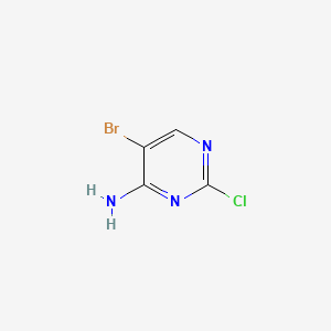 5-bromo-2-chloropyrimidin-4-amine CAS 205672-25-9