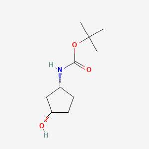 tert-butyl N-[(1R,3S)-3-hydroxycyclopentyl]carbamate CAS 207729-03-1