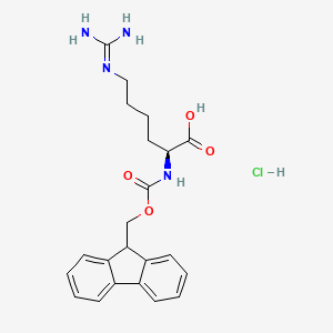 (2S)-6-(diaminomethylideneamino)-2-(9H-fluoren-9-ylmethoxycarbonylamino)hexanoic acid;hydrochloride CAS 208174-14-5