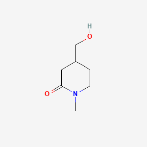 4-(hydroxymethyl)-1-methylpiperidin-2-one CAS 20845-32-3