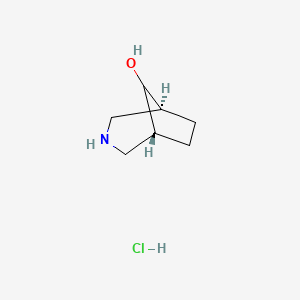 (1R,5S)-3-azabicyclo[3.2.1]octan-8-ol;hydrochloride CAS 2089291-70-1