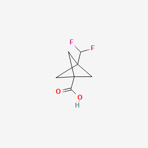 3-(difluoromethyl)bicyclo[1.1.1]pentane-1-carboxylic acid CAS 2090481-18-6