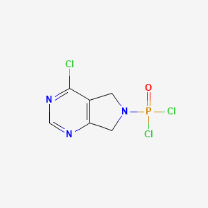 4-chloro-6-dichlorophosphoryl-5,7-dihydropyrrolo[3,4-d]pyrimidine CAS 2090838-15-4