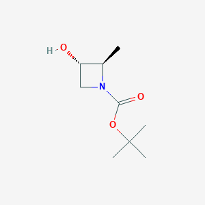 tert-butyl (2R,3S)-3-hydroxy-2-methylazetidine-1-carboxylate CAS 2095250-24-9