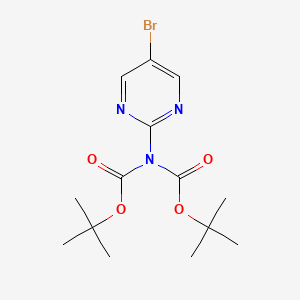 tert-butyl N-(5-bromopyrimidin-2-yl)-N-[(2-methylpropan-2-yl)oxycarbonyl]carbamate CAS 209959-33-1