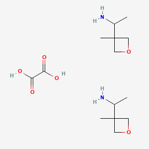 bis(1-(3-methyloxetan-3-yl)ethanamine);oxalic acid CAS 2102409-45-8