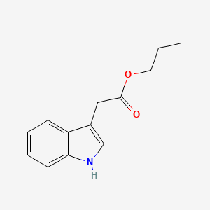 propyl 2-(1H-indol-3-yl)acetate CAS 2122-68-1