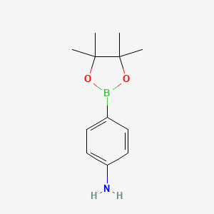 4-(4,4,5,5-tetramethyl-1,3,2-dioxaborolan-2-yl)aniline CAS 214360-73-3