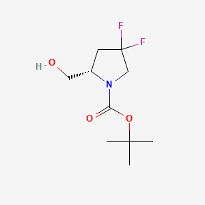 tert-butyl (2S)-4,4-difluoro-2-(hydroxymethyl)pyrrolidine-1-carboxylate CAS 215918-21-1