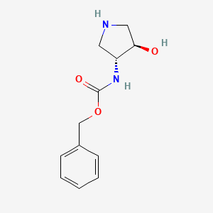 benzyl N-[(3R,4R)-4-hydroxypyrrolidin-3-yl]carbamate CAS 215940-69-5