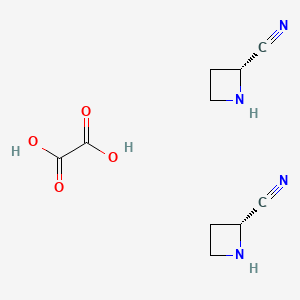 bis((2R)-azetidine-2-carbonitrile);oxalic acid CAS 2173052-89-4