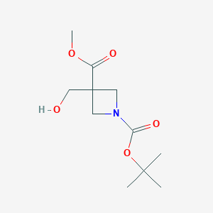 1-O-tert-butyl 3-O-methyl 3-(hydroxymethyl)azetidine-1,3-dicarboxylate CAS 2173991-68-7
