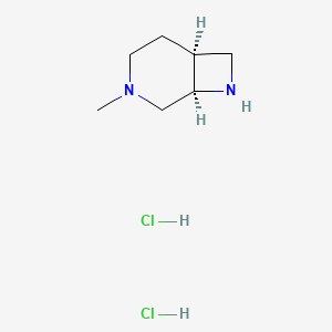 (1R,6S)-3-methyl-3,8-diazabicyclo[4.2.0]octane;dihydrochloride CAS 2227199-19-9