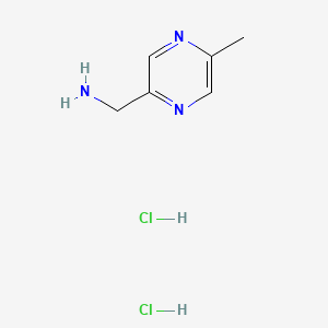 (5-methylpyrazin-2-yl)methanamine;dihydrochloride CAS 2227206-03-1
