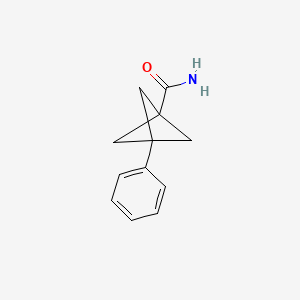 3-phenylbicyclo[1.1.1]pentane-1-carboxamide CAS 2227206-18-8