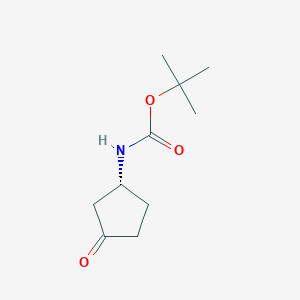 tert-butyl N-[(1R)-3-oxocyclopentyl]carbamate CAS 225641-86-1