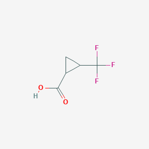 2-(trifluoromethyl)cyclopropane-1-carboxylic acid CAS 22581-33-5