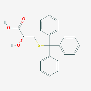 (2R)-2-hydroxy-3-tritylsulfanylpropanoic acid CAS 228107-54-8