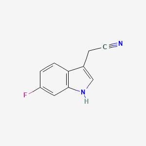 2-(6-fluoro-1H-indol-3-yl)acetonitrile CAS 2341-25-5