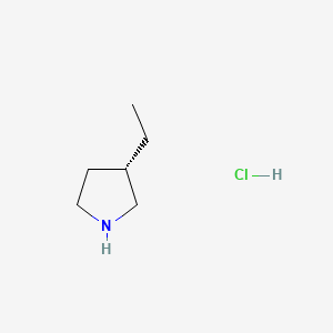 (3S)-3-ethylpyrrolidine;hydrochloride CAS 235094-03-8
