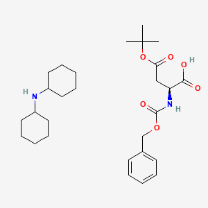 N-cyclohexylcyclohexanamine;(2S)-4-[(2-methylpropan-2-yl)oxy]-4-oxo-2-(phenylmethoxycarbonylamino)butanoic acid CAS 23632-70-4