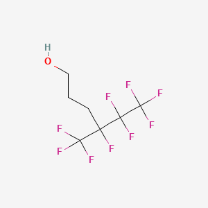 4,5,5,6,6,6-hexafluoro-4-(trifluoromethyl)hexan-1-ol CAS 239463-96-8