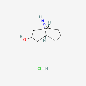 (1R,5S)-9-azabicyclo[3.3.1]nonan-3-ol;hydrochloride CAS 240401-16-5