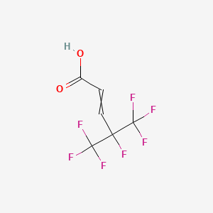 4,5,5,5-tetrafluoro-4-(trifluoromethyl)pent-2-enoic acid CAS 243139-64-2
