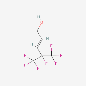 (E)-4,5,5,5-tetrafluoro-4-(trifluoromethyl)pent-2-en-1-ol CAS 243139-65-3