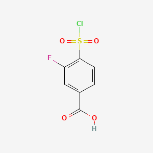 4-chlorosulfonyl-3-fluorobenzoic acid CAS 244606-33-5
