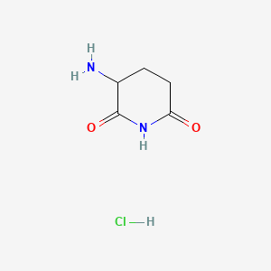 3-aminopiperidine-2,6-dione;hydrochloride CAS 24666-56-6